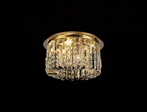 Zula Round Flush Chandelier 5 Light